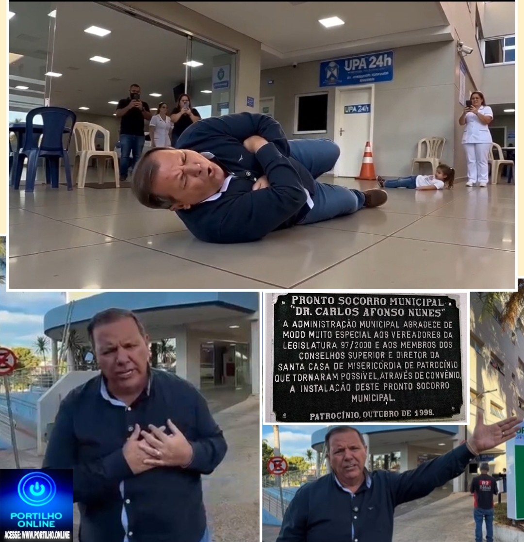 👉🏻🤔🩻🩺🫣👀😱🤝Nova UPA: herança de uma decisão do ex-prefeito que desrespeitou o nome original do Pronto-Socorro Dr. Carlos Afonso Nunes