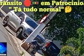 👉🏻😱🤔⚠️🚧🚦🛑Trânsito 🛑 🚥 🚏 🚨 ” Tudo” normal em Patrocinio “🚨Portilho. Parei ao lado da caminhonete