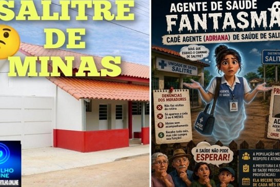 🫵🏻 SALITRE DE MINAS.⚖👿🚨🩺🩻🩸💊🧬💉🚑🩼😥Portilho…NOS AJUDE A DENUNCIAR. CADÊ A AGENTE DE SAÚDE?🫵🏻👻😡😠🤔
