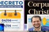 👉🏻👍🏻🙌🏻🙏🏻🫵🏻🫶🏻🤝 Prefeito Dr. Gustavo Brasileiro decreta ponto facultativo na sexta-feira após Corpus Christi