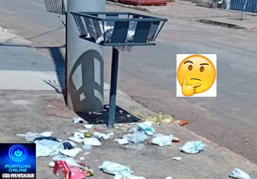 👉🏻🤔👎🏻🤮🤢👀👉🏻🤔Portilho toda a população Cobra Melhorias na Coleta de Lixo e Mais.