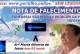 👉LUTO…⚰😔🕯😪😭FUNERÁRIA SAO PEDRO E PRÍNCIPE DA 🕊PAZ🕊🕊 INFORMAM… Faleceu em Araguari-MG a Srª Maria Silveria de Jesus aos 91 anos.