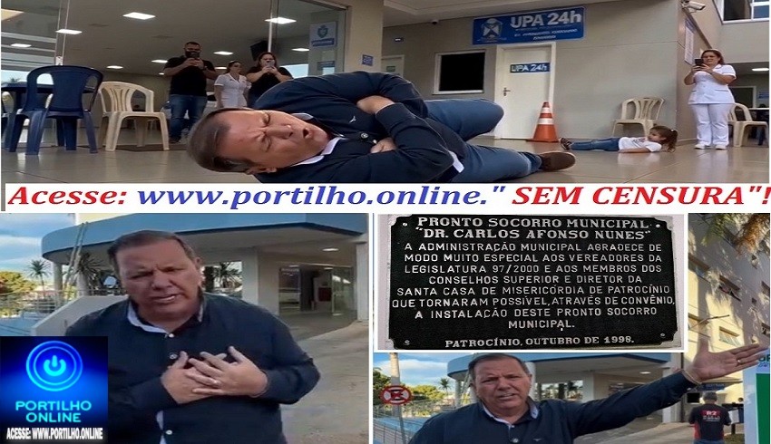 👉🏻🤔🩻🩺🫣👀😱🤝Nova UPA: herança de uma decisão do ex-prefeito que desrespeitou o nome original do Pronto-Socorro Dr. Carlos Afonso Nunes