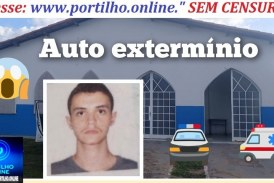 👉🚨🔬😱🚔⚰😥🧐🤔🕯🚒🚑 AUTOEXTERMINIO. JOVEM DE 20 ANOS DO BAIRRO MORADA NOVA!!!!  HOMEM AMARRA CORRENTE NO PESCOÇO