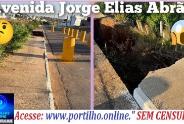 👉🏻🚨😠😱🫵🏻🚒🚔🚑😱 Avenida Jorge Elias Abrão ⛳🕳️👎🏻 Pôde desabar a qualquer momento