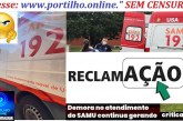 👉👉😱🚑 Acidente? Mal súbito? Emergência? Calma… Só falta o SAMU aparecer! o problema continua…Portilho td bm. Acho que o prefeito atual deveria dar uma olhada era no Samu 