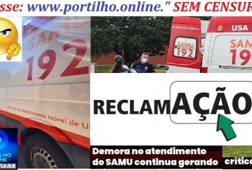 👉👉😱🚑 Acidente? Mal súbito? Emergência? Calma… Só falta o SAMU aparecer! o problema continua…Portilho td bm. Acho que o prefeito atual deveria dar uma olhada era no Samu 