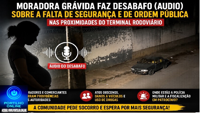 👉📢🧐🚨🚔🗣🚧👎Moradora grávida faz desabafo sobre a falta de segurança e de ordem pública nas proximidades do Terminal Rodoviário