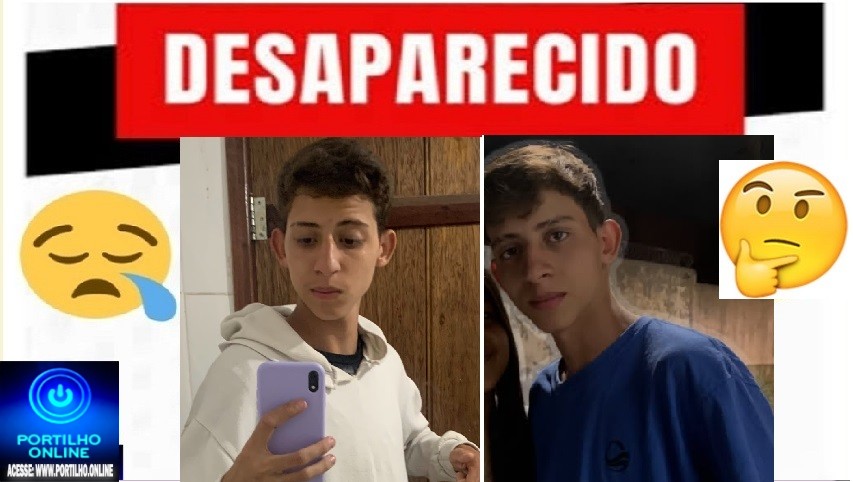 👉📢 🤔😱🚨🚔🔎🕵🔍🚨🚒🚓 DESAPARECIDO: Luís Otávio Vieira Mendes, 16 anos 🚔👀🙌🗣😮🤔