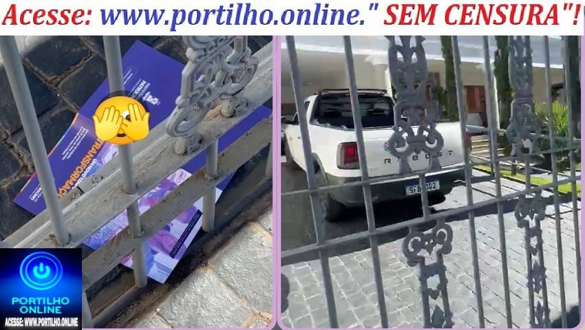 👉🏻🗞️👏🏻👍🏻🫵🏻✍🏻🐦 Revista Azul das Conquistas chega à casa do ex-prefeito