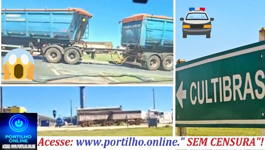 👉🏻🚨🚔🚧😱⚠️🛑🤔👀🫵🏻⚠️ CULTIBRAS: Carretas bitrem colocam motoristas em risco na MG-230