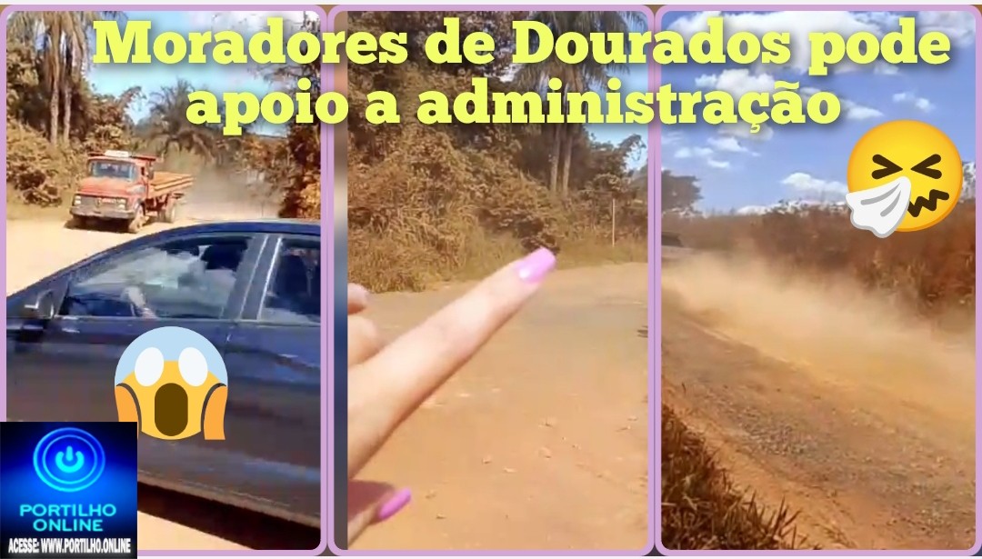 👉🗣🚨😱📢✍😤🤧🤢💨🌪🚧 Moradores da região de Dourados pedem apoio da Prefeitura para reduzir a poeira na estrada