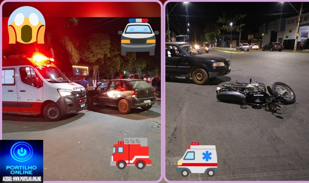 👉🏻🚨😱🚔🚓🚑🚒🚧Grave acidente é registrado no cruzamento das avenidas Faria Pereira e Venezuela, no Bairro Nações