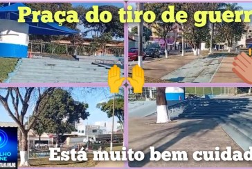 👍🏻👏🏻🫴🏻🙌🏻🤝Praça do tiro de guerra. Está muito bem cuidada