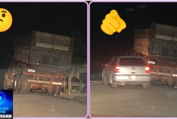 👉🏻🤔🚔🫵🏻🚚🚛🚧🛑🚏Portilho esse caminhão   🫵 está parado aí há meses na Rua Pinto Dias n- 2206