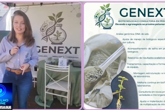 👉🏻👍🏻👏🏻🤝🔭🔬🧪🌱🌱🌱🌱*Biotecnologia no campo: Conheça a Genext!*