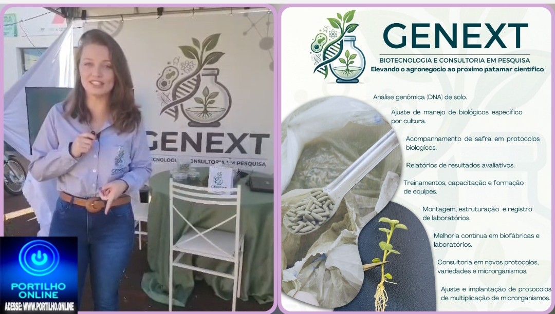 👉🏻👍🏻👏🏻🤝🔭🔬🧪🌱🌱🌱🌱*Biotecnologia no campo: Conheça a Genext!*