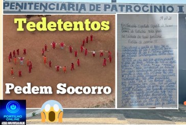 👉🏻🚨🫵🏻 Presos pedem Socorrooo!!☠️😈👽🚔☠️🚓⚖️Denúncias de agressões dentro da Penitenciária de Patrocínio.”  Portilho os presos da Ala A e B estão pedindo socorro “