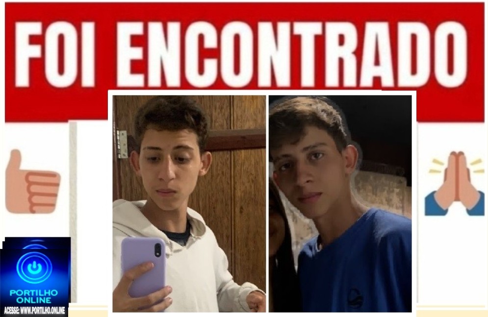 📢👉👀🧐ELE FOI ENCONTRADO! 🤔👏👊🙌🙏 Luís Otávio Vieira Mendes, 16 anos 🚔👀🙌🗣😮🤔
