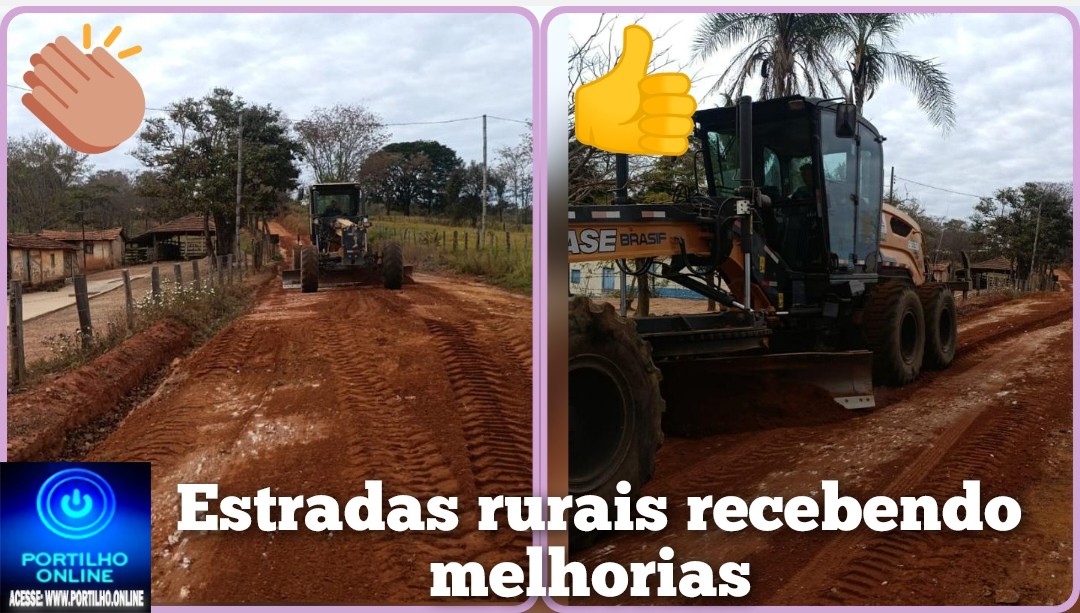 👉🏻🚧🛣️🙌🏻👍🏻👏🏻🫵🏻Prefeitura intensifica recuperação das estradas rurais com 12 patrolas em diversas frentes de trabalho