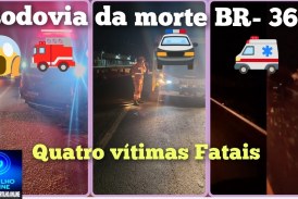 👉🏻🚧🚑🚒 Quatro vítimas Fatais 🚔🚨🚓😱🕯️⚰️🕯️⚰️🕯️⚰️🕯️⚰️Rodovia da morte! Na noite de sexta-feira feira na BR 365, quatro vítimas fatais