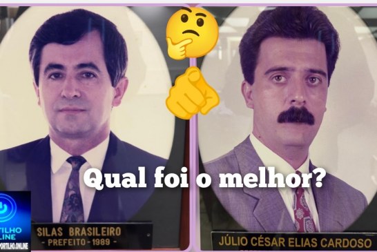 👉🏻🤔🫵🏻🗳️⚱️🗣️🫴🏻✍🏻Galeria dos Prefeitos: quem marcou mais a história de Patrocínio, Silas Brasileiro ou Júlio Elias?