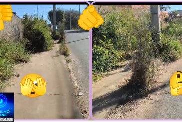👉🏻🚧Calçada tomada pelo descaso.👎🏻😠😤🗣Bom dia Portilho, olha esse descaso no bairro Manoel Nunes