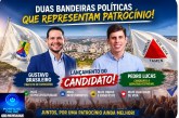 👉🏻👏🏻👍🏻🤝🇧🇷🇧🇷🇧🇷Duas bandeiras política que representa Patrocinio. Gustavo Brasileiro e Pedro Lucas