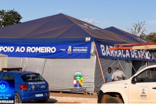 👉🏻🚧🙌🏻👏🏻🏕️⛺Governo Municipal inicia atendimento nas barracas de apoio aos romeiros nesta sexta-feira (31)