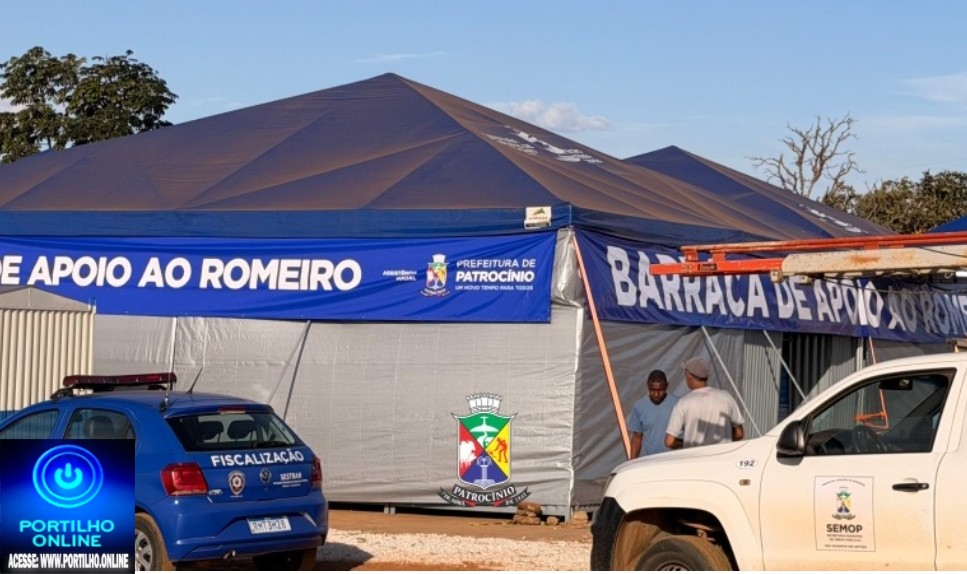 👉🏻🚧🙌🏻👏🏻🏕️⛺Governo Municipal inicia atendimento nas barracas de apoio aos romeiros nesta sexta-feira (31)