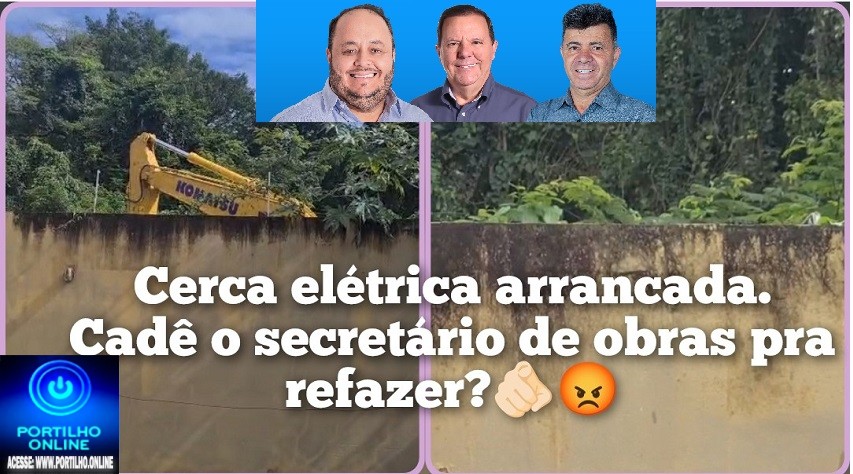 👉🏻😤🫵🏻😡🚧💥🤔Portilho a administração passada, arrancaram minha cerca elétrica e ND até hoje