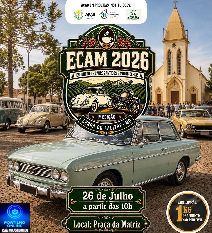 👉📢👍🤝 1º Encontro de Carros Antigos de Serra do Salitre👏🚧🚗🚕🚙🚛SERRA DO SALITRE VAI VOLTAR AO PASSADO COM UM GRANDE ESPETÁCULO SOBRE RODAS!