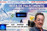 👉LUTO…⚰😔🕯😪😭FUNERÁRIA SAO PEDRO E PRÍNCIPE DA 🕊PAZ🕊🕊 INFORMAM… Faleceu em Uberlândia-MG o Srº Luiz Antônio de Castro (Lula) aos 68 anos.
