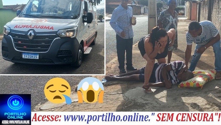 👉🏻🩻🩺💊🗣😱😡😠🚑Senhor passa mal no bairro Matinha e é socorrido após várias tentativas de socorro do SAMU