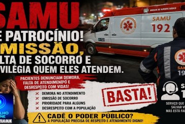 🏻 SAMU DE PATROCINIO⚖👿🚨🩺🩻🩸💊🧬💉🚑🩼😥 👉🏻🤔👀🔎🔍👿🚨🚑 SAMU de Patrocínio é alvo de críticas por suposta omissão de socorro no atendimento