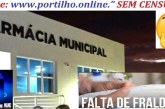 👉😠😠✍😱🧐💊💊🔬💉🌡Portilho quero deixar aqui minha reclamação com a  farmácia da prefeitura