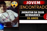 👉🏻👏🏻🫵🏻✍🏻🤝🙌🏻🙏👏 ELE FOI ENCONTRADO! – UTILIDADE PÚBLICA 🗞O jovem Jhonatan da Silva Bernardes, 26 anos