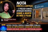 🥼🩺🩹🩻👉🚨⚖🙌👊⚰😪🕯NOTA DIRETA A JUSTIÇA!  — 😔🪦🕯⚰🚑🚒É PRECISO COBRAR APURAÇÃO RIGOROSA SOBRE A MORTE DE MÃE E FILHA