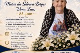 👉 LUTO 😱😭😪⚰🕯😪 NOTA DE FALECIMENTO. FUNERÁRIA FREDERICO OZANAM INFORMA….👉🏻😱😥😓Faleceu em Patrocínio- a Srª: Maria da Silveira Borges  (Dona Lica)  83 anos