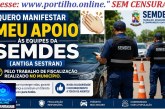 👉🚨🗣🗣🚧👍Em defesa da SEMDES (antiga SESTRAN)🤝📢👏👏👏🛑🚦