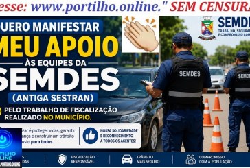 👉🚨🗣🗣🚧👍Em defesa da SEMDES (antiga SESTRAN)🤝📢👏👏👏🛑🚦