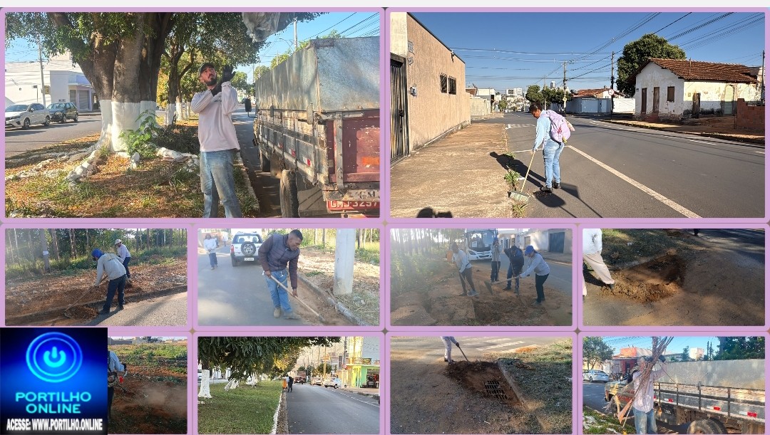 👉🏻🚧🤙🏻🙌🏻🤝🧢Bom dia Portilho venho aqui parabenizar a todos que participaram do mutirão no Bairro