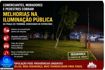 👉🏻🚧👎🏻😱🔌🔦💡🕯️😎🚔🚓Comerciantes, moradores e pedestres cobram melhorias na iluminação pública da Praça do Terminal Rodoviário