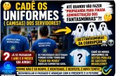 👉🏻👽👻🤔👎🏻🫵🏻🫣Uniformes ( camisas) dos servidores. Até quando vão fazer ” propaganda para finada administração)”?!🤔☠️👽
