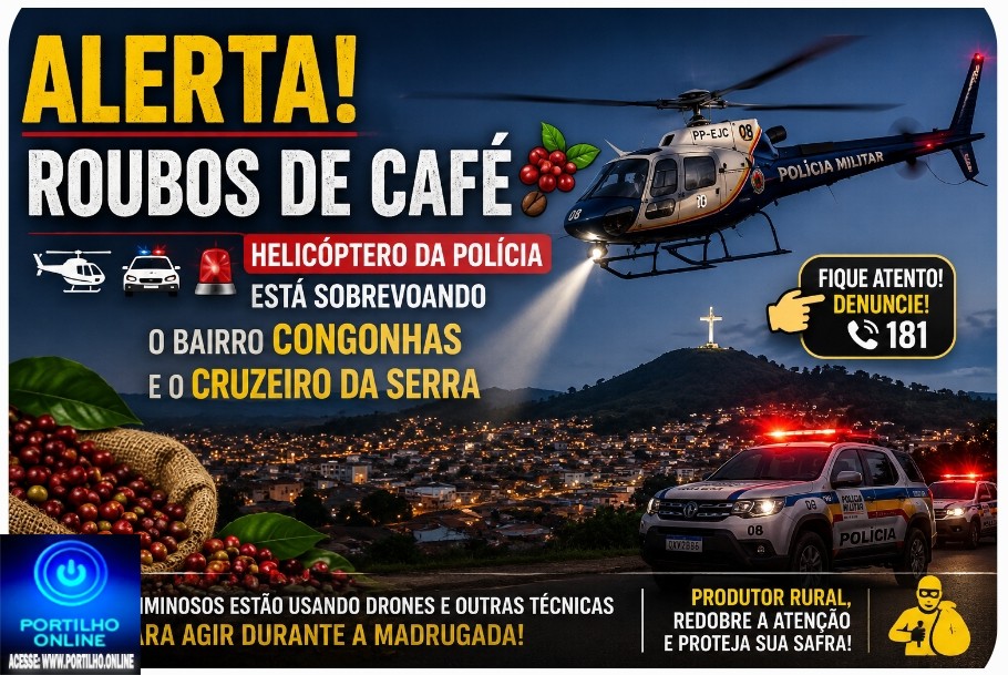 É roubos de café ☕,?🚁🚔🚨🫵🏻☕☀ Portilho, o 🚁 🚔 helicóptero 🚁 🚨 🫵🏻 🚁 da polícia está sobrevoando o bairro Congonhas e o cruzeiro