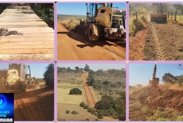 👉🏻🚧👍🏻👏🏻🤝✍🏻👏🏻👏🏻🛣️ Secretaria de Obras intensifica melhorias nas estradas rurais em vários pontos do município