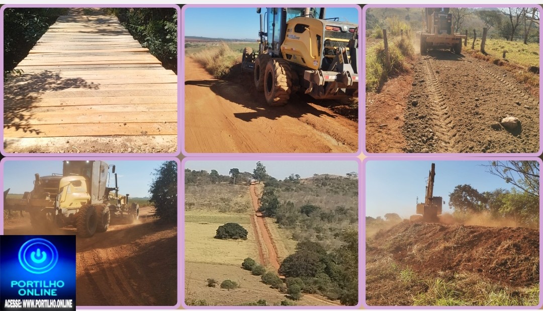 👉🏻🚧👍🏻👏🏻🤝✍🏻👏🏻👏🏻🛣️ Secretaria de Obras intensifica melhorias nas estradas rurais em vários pontos do município