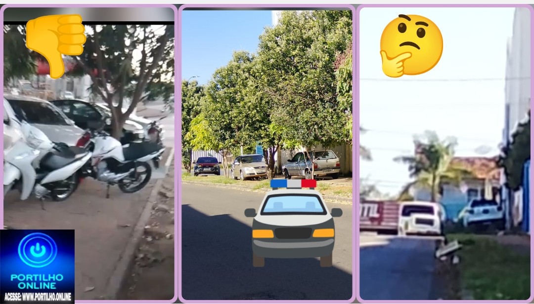 👉🏻🚨🚔🤔🚧😱👀✍🏻🚦🛑🚗 PORTILHO, POSTA AÍ! Moradores pedem providências contra veículos estacionados em cima das calçadas