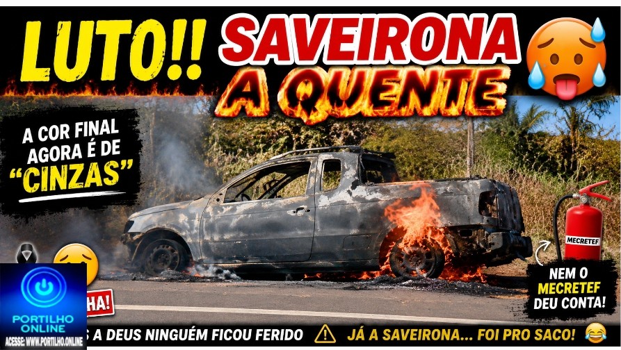 👉🏻👀🚨🚒🚑🚔🚑🔥 LUTO!! SAVEIRONA A QUENTE 🥵🚧A cor final agora é “cinzas”! 🔥🧯😂