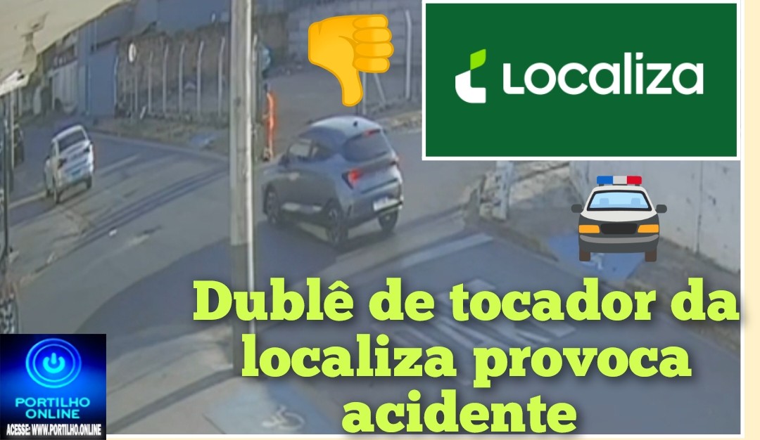 👉🏻🫣🚧🚒🚑😱🚨🚔Vídeo do Acidente 🚨! Tocador imprudente da Localiza atropelou um motociclista